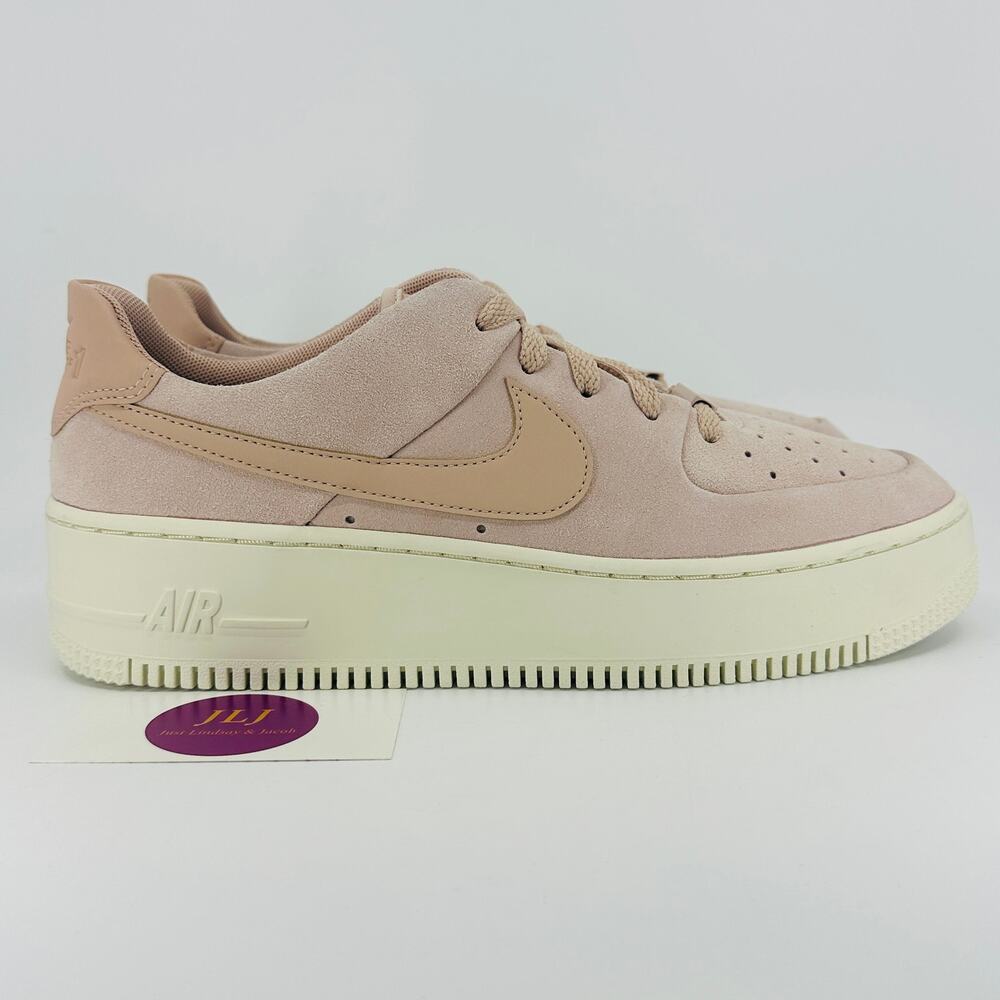 Nike Women's Air Force 1 Sage Low Sneakers Particle Beige AR5339-201 Size 11